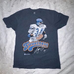 Chicago Bear Walter Payton Sweetness  Graphic Football T-Shirt Large